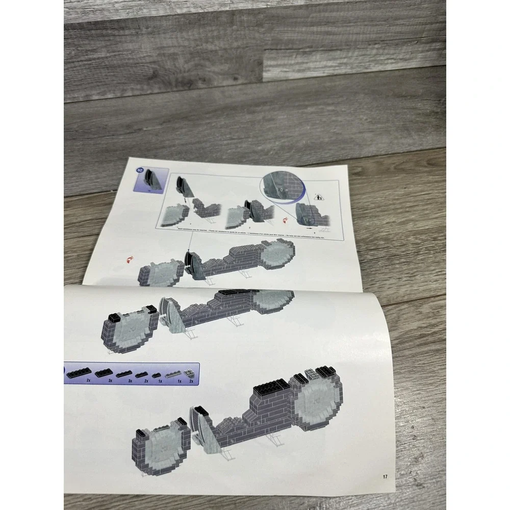 Vintage 2003 Mega Bloks‎ Probuilder Harley V-Rod 9773 Instruction Manual Toy